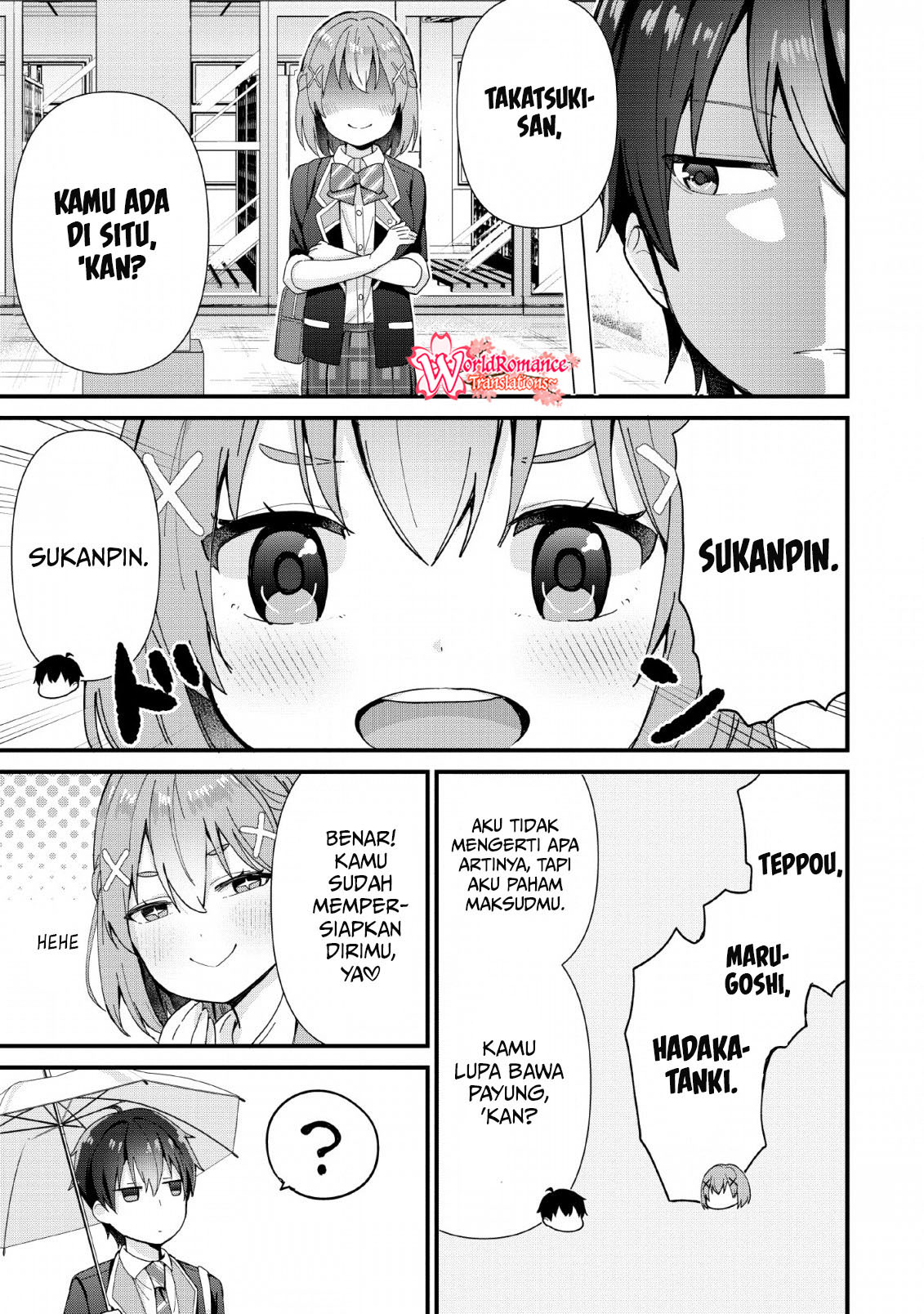 The Cute Girl Sitting Next to Me Is Trying to Make Me Fall in Love With Her as a Way to Ridicule Me, but the Tables Were Turned on Her Before She Knew It Chapter 02 Gambar 18